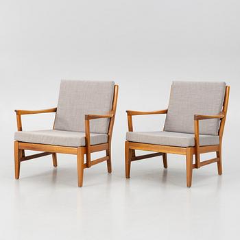Armchairs, a pair, second half of the 20th century.