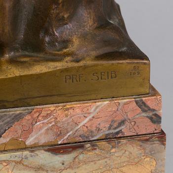 WILHELM SEIB, SKULPTUR, brons,  signerad och numrerad, 62/109.