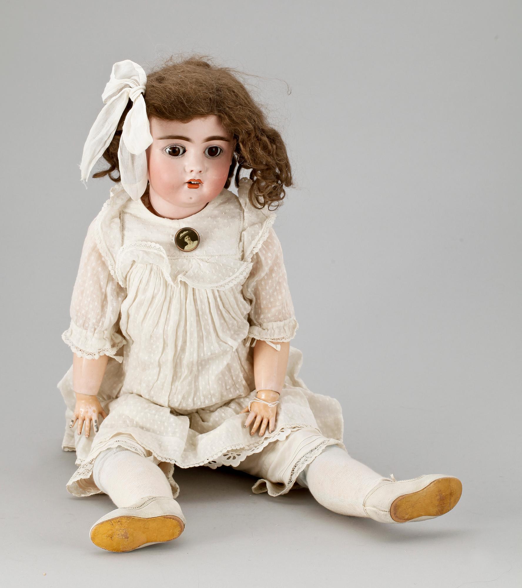 BISKVIFLICKDOCKA, Tyskland, 1900-talets första del. Bähr & Pröschild 394.