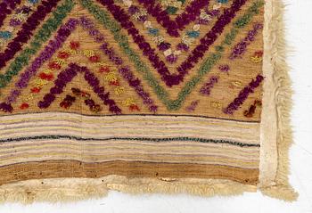 Quilt/blanket, folk art, possibly Hälsingland, 19th century.
