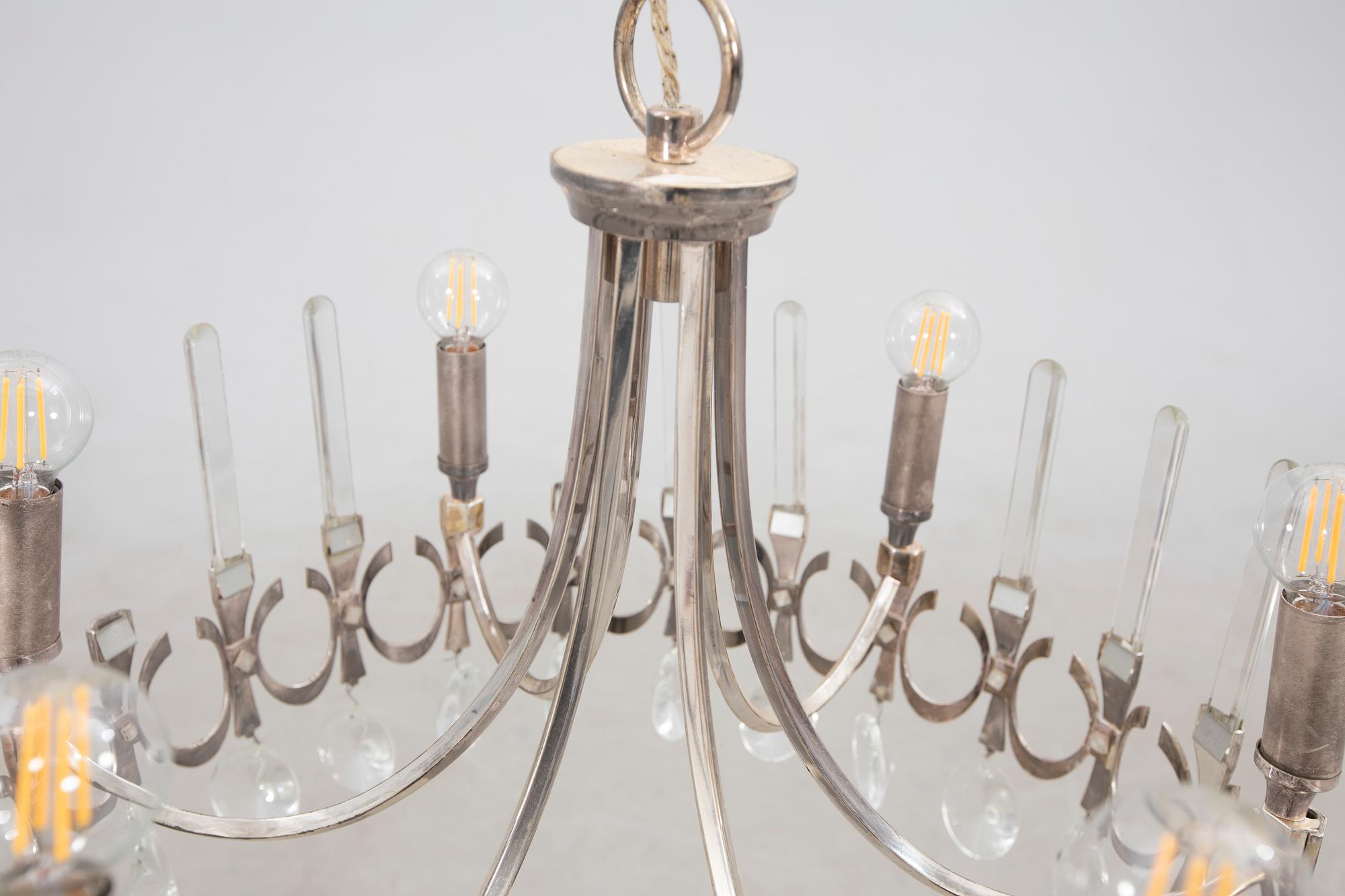 Gaetano Sciolari, ljuskrona, Italien, 1960-70-tal.