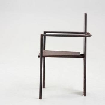 Jonas Bohlin, A Jonas Bohlin 'Iron Concrete' armchair, by Källemo, Sweden 1987.