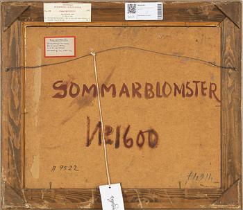 Eric Hallström, olja på pannå, signerad.