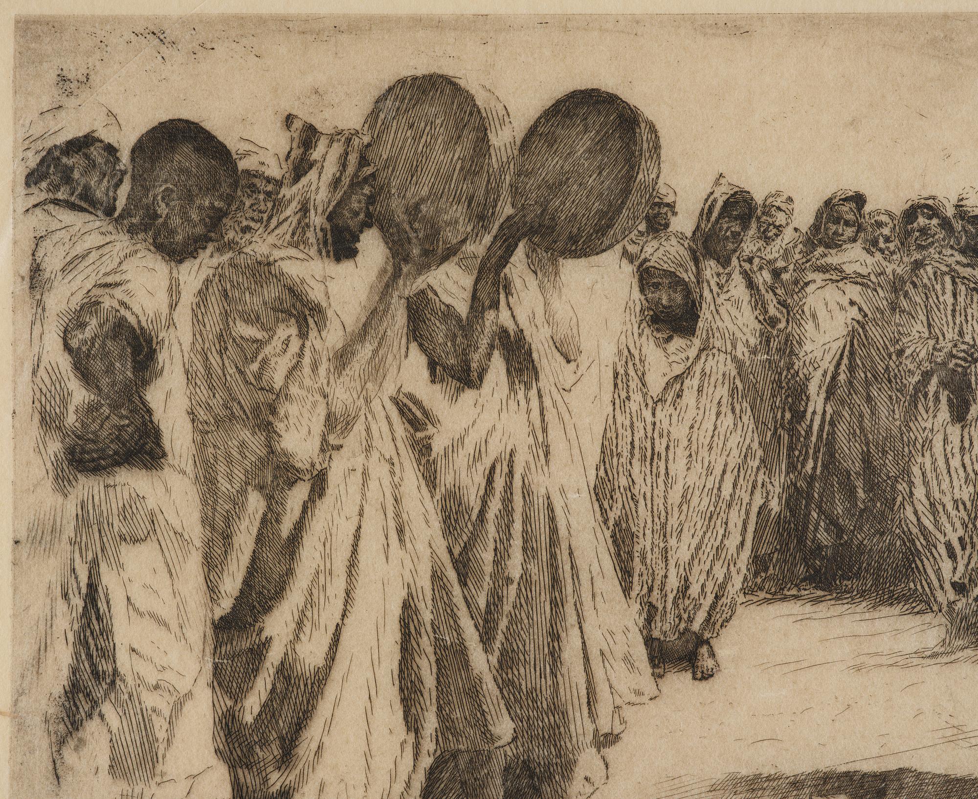 Erich Wolfsfeld, Snake Dance, Marrakesh.