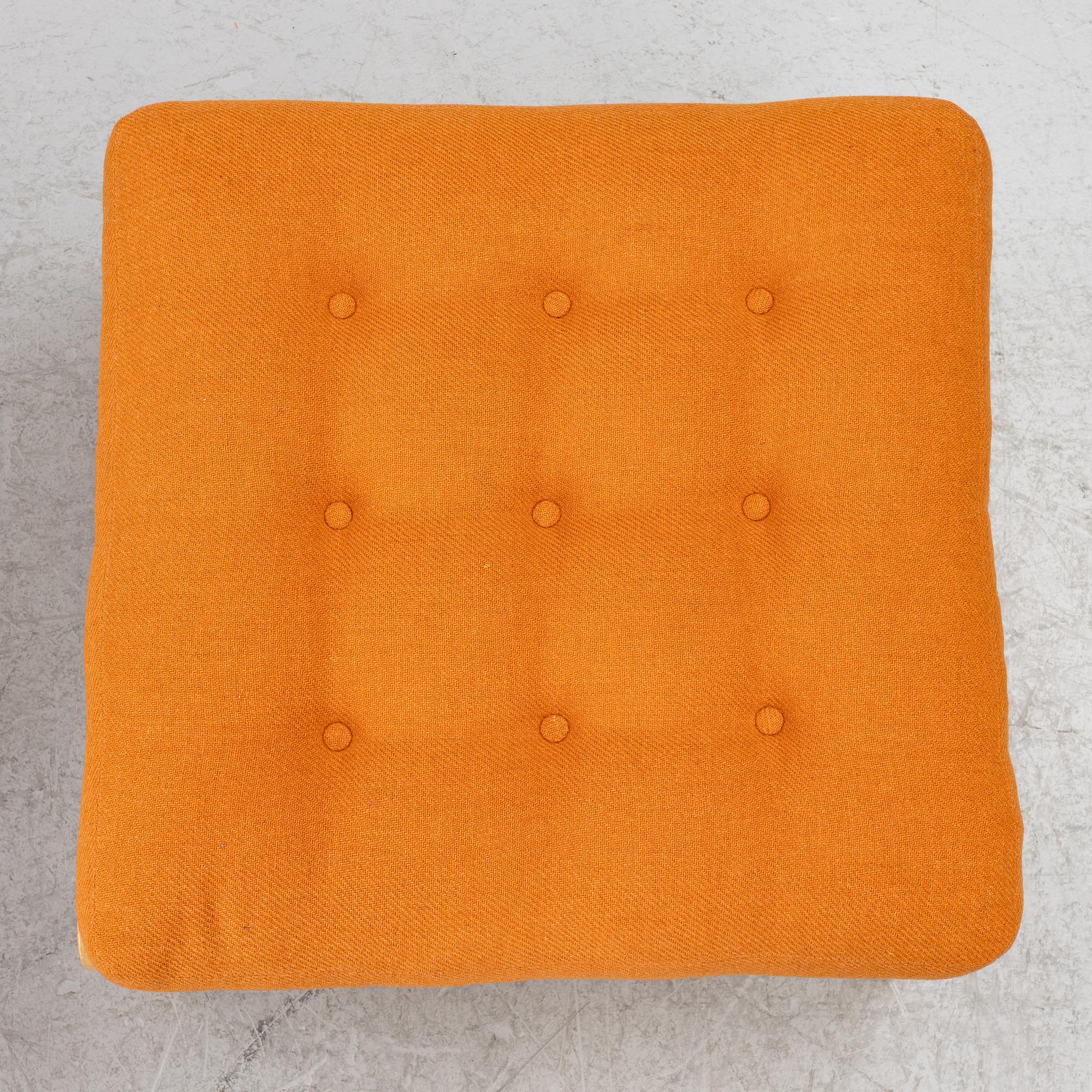 Bruno Mathsson, an 'Ingrid' armchair with ottoman, Dux.