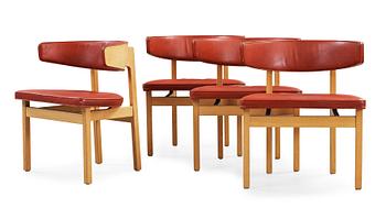 20. A set of four Børge Mogensen 'model 3245' chairs, Fredericia Stolefabrik, Denmark.