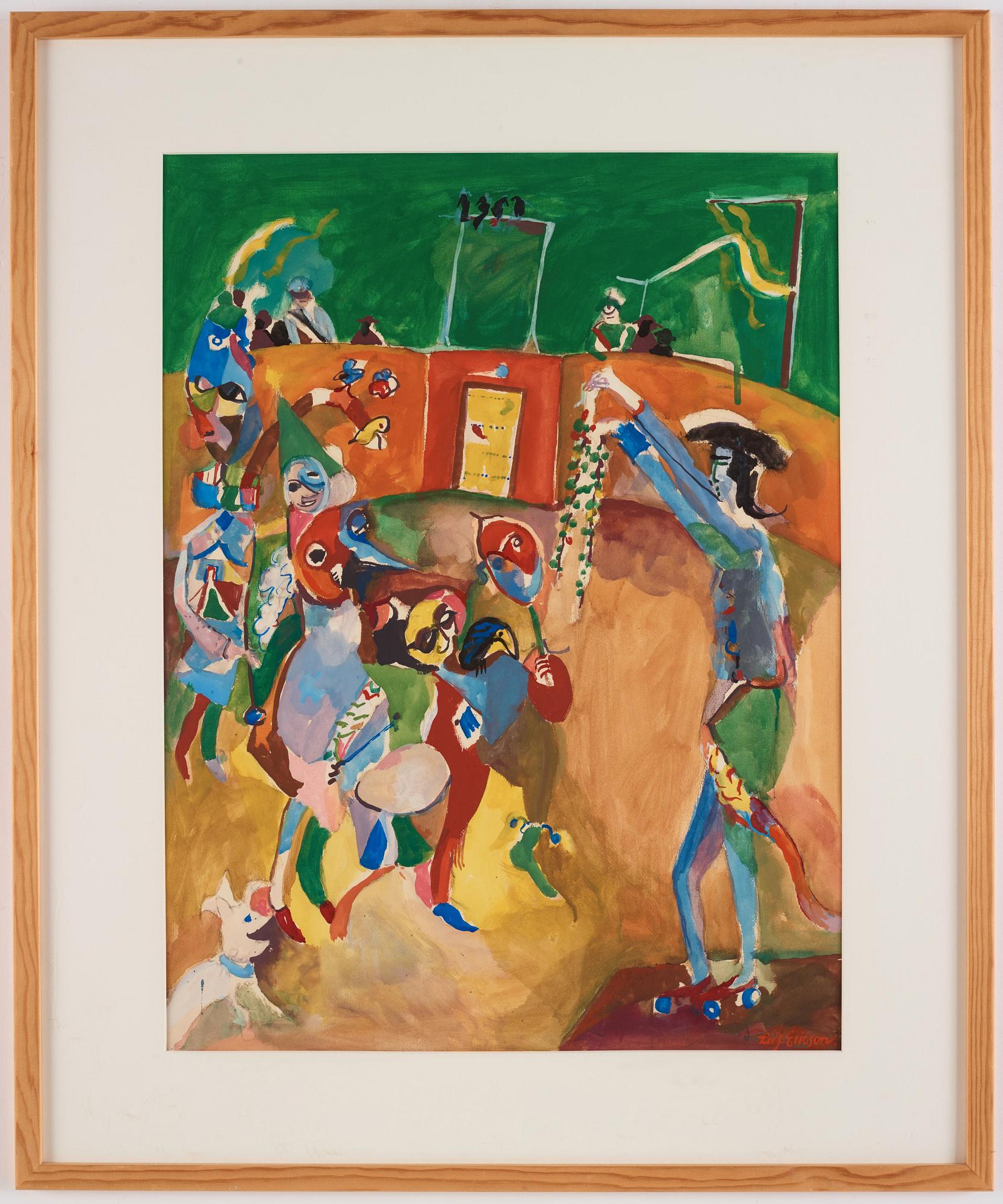 Leif Ericson, "Skiss till Trädet i Guernica".