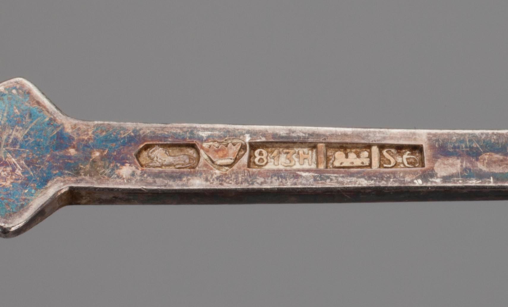 BESTICK, 13 st, silver, diverse finska stämplar, 1900-tal. Vikt tot. 383 g.