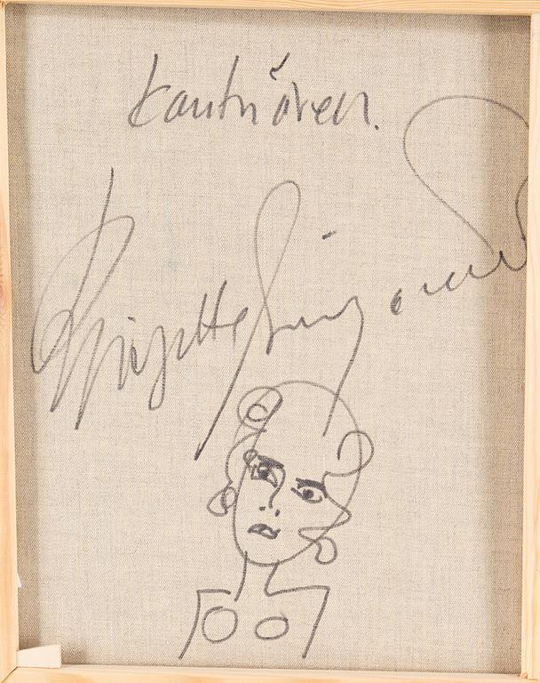 BIRGITTE SÖNDERGAARD, olja på duk, signerad.