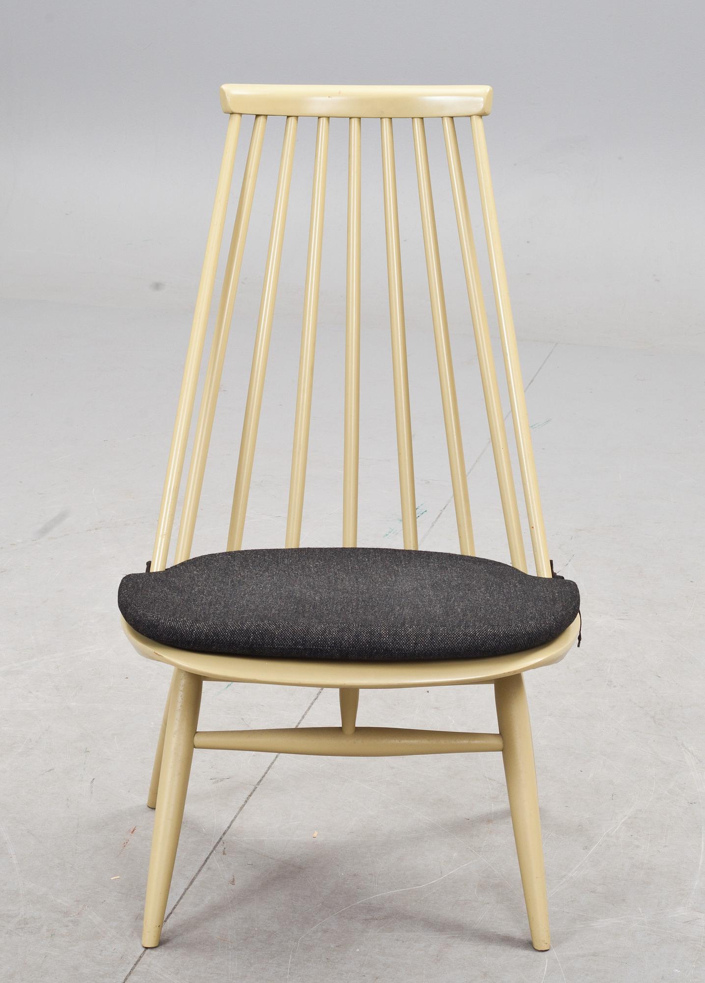 STOL, "Mademoiselle", Ilmari Tapiovaara, Edsbyverken 1960, brännmärkt.