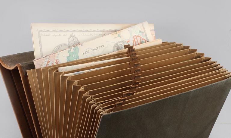 KARTVERK, "Historiskt kartverk över Göteborg", numrerad 82/400, 1923.