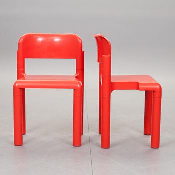 STOLAR, 6 st, Eero Aarnio, UPO Furniture, Nastola, Finland, 1970-tal.