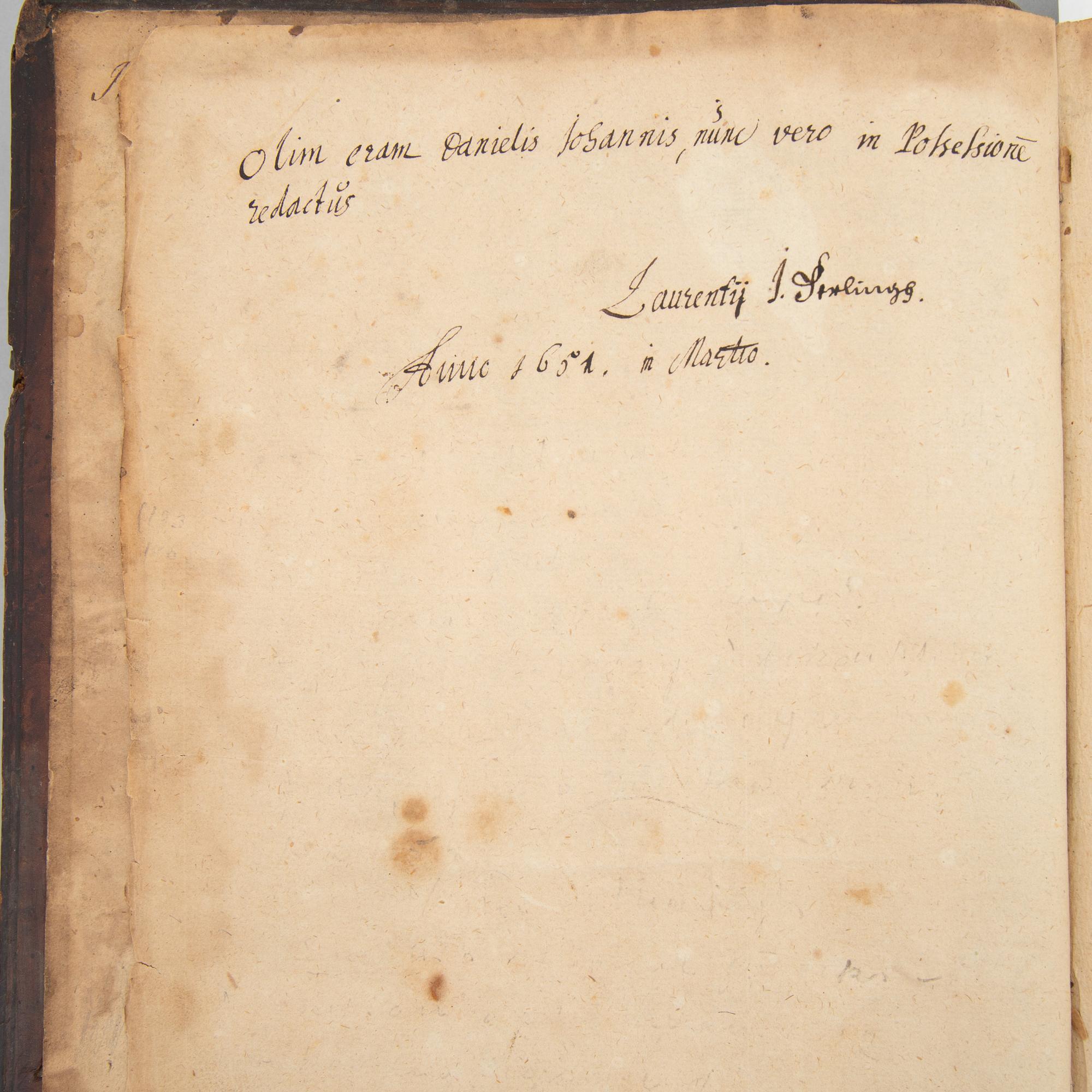 Attractive contemporary binding, a copy acquired from Schroderus.