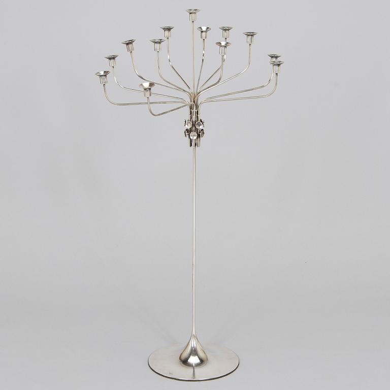 Tapio Wirkkala, kandelaber "TW412", silver Kultakeskus, Tavastehus 1985.
