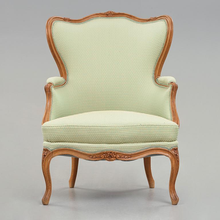 A Louis XV 18th century bergere.