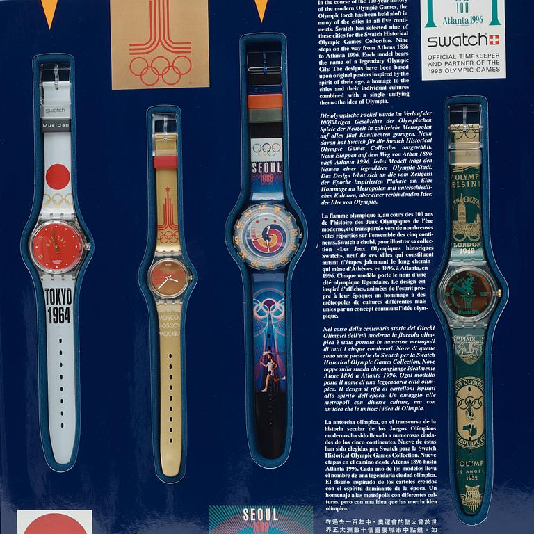 Swatch - Historic Olympic Games. Plastic. Spring / summer 1994.