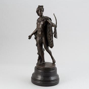 A bronze figure after the Apollo Belvedere, early 20th Century.