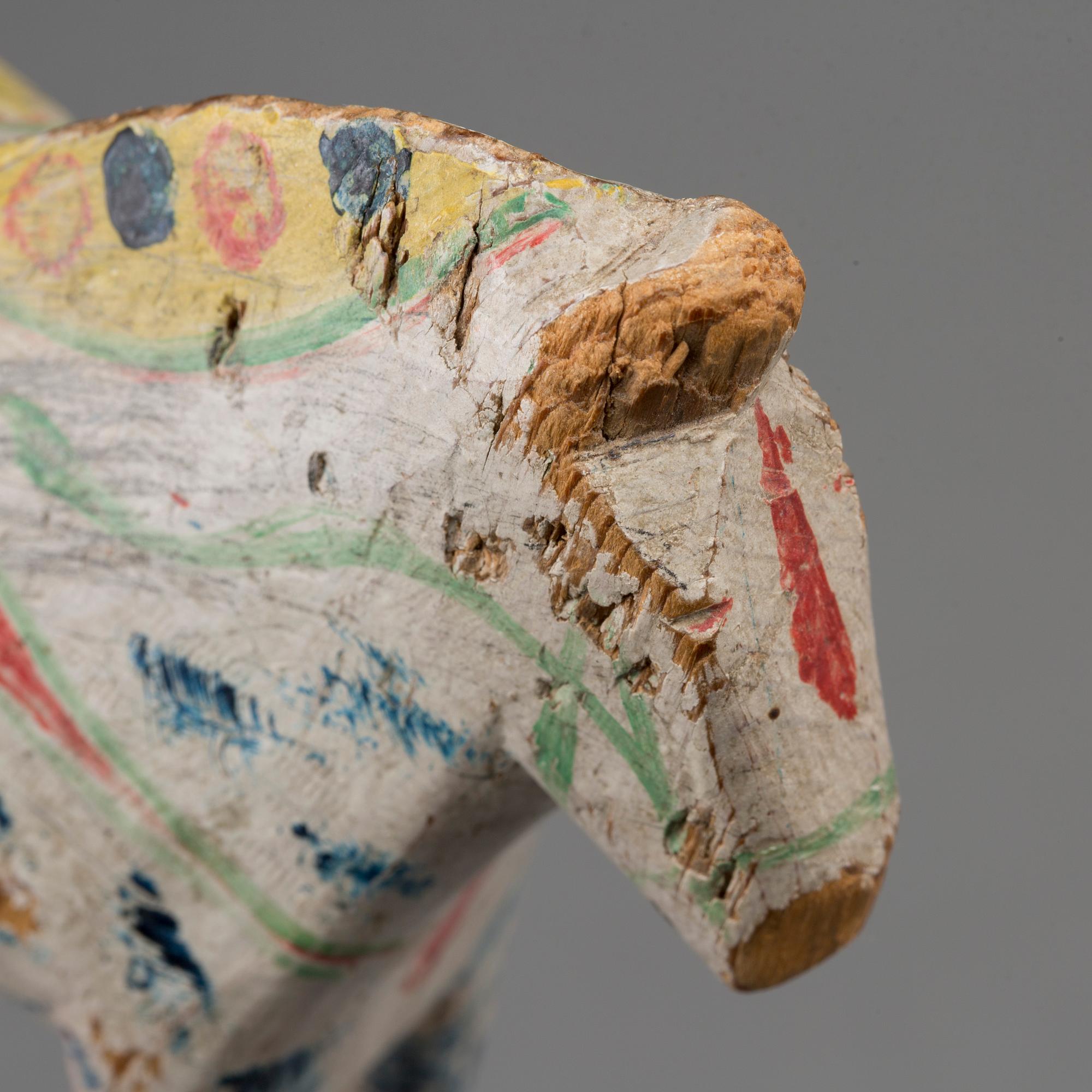 A DALA HORSE FROM MORA DALARNA. Ca 1900.