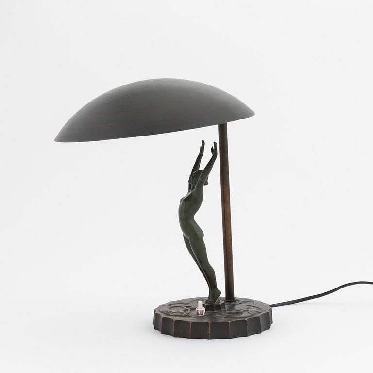 An Art Déco table lamp, 1920's/30's.