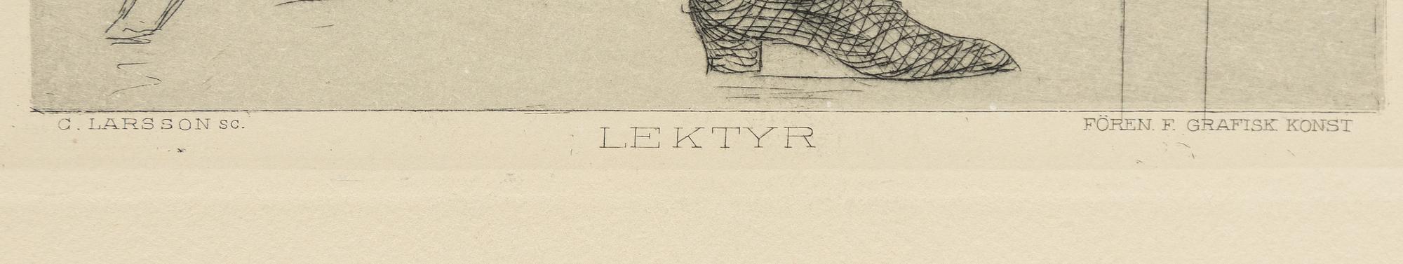 Carl Larsson, "Lektyr".