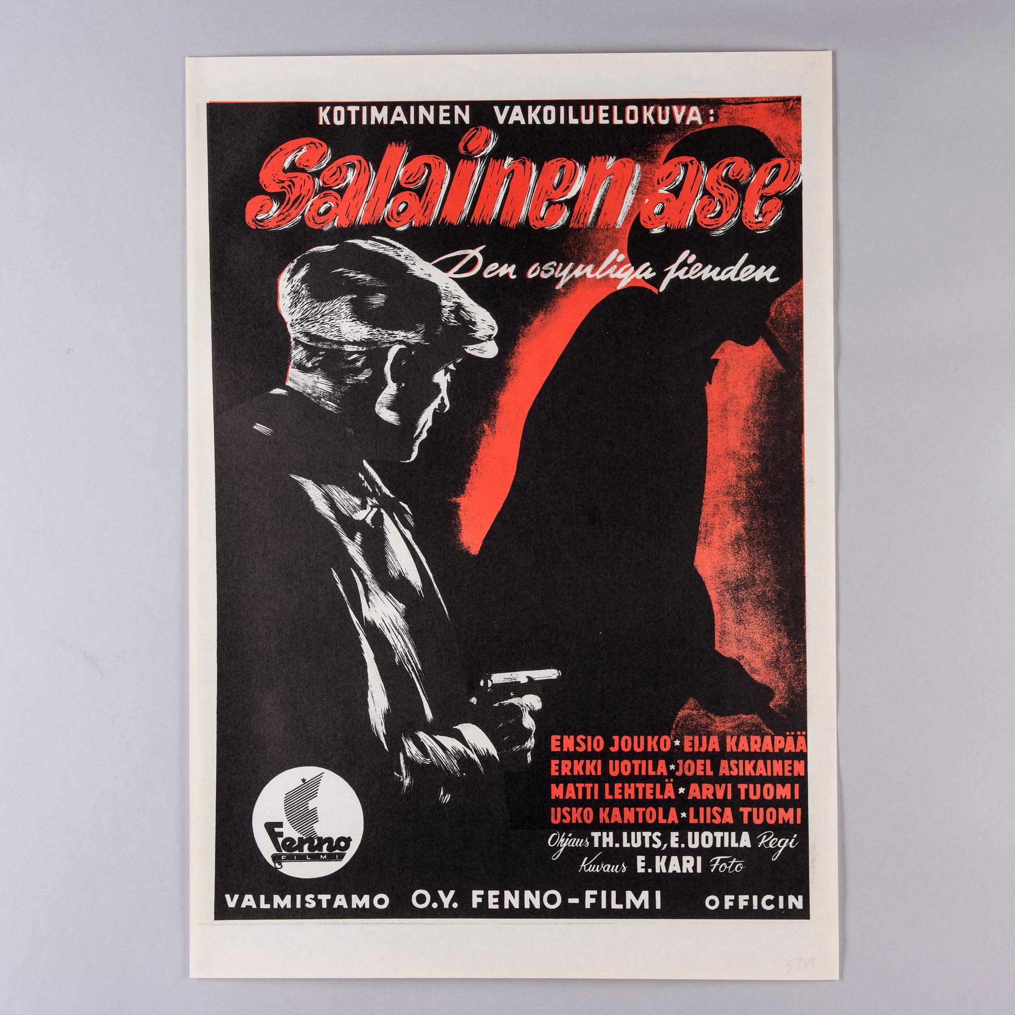 FILMAFFISCHER, 7 st, 1940-50-tal.