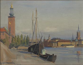 Gunnar Zetterström, oil on panel, signed.