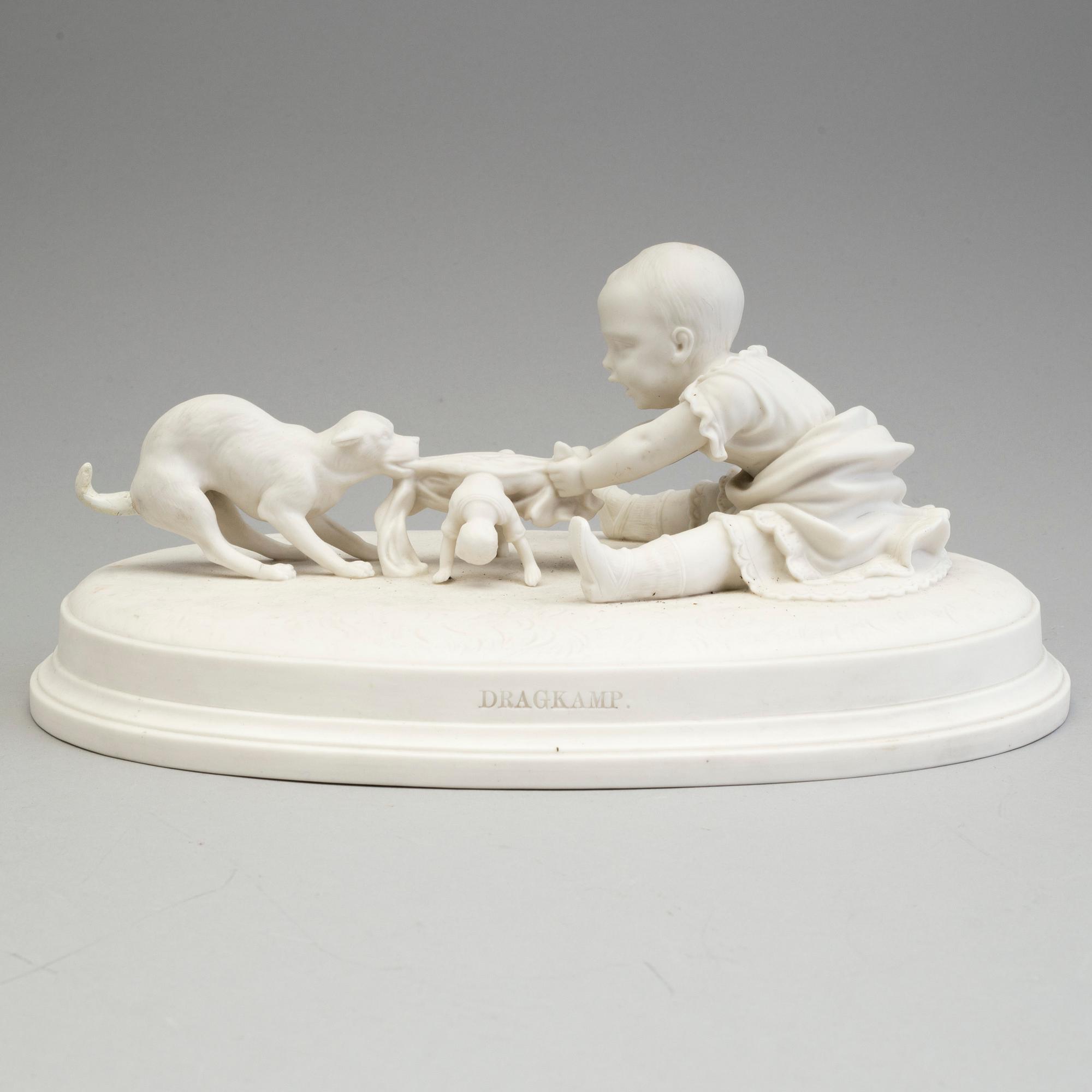 A PARIAN GROUP, Gustafsberg, ca 1900.