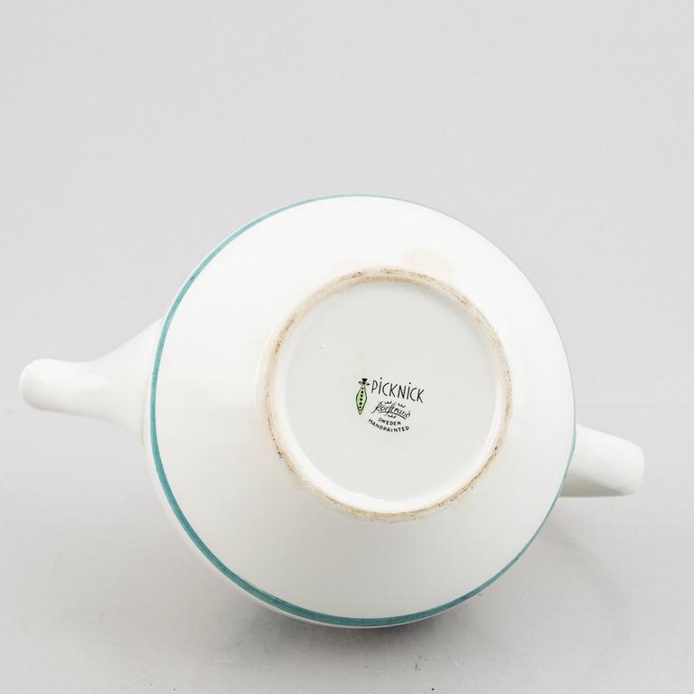 Marianne Westman, a creamware teapot 'Picknick', Rörstrand.