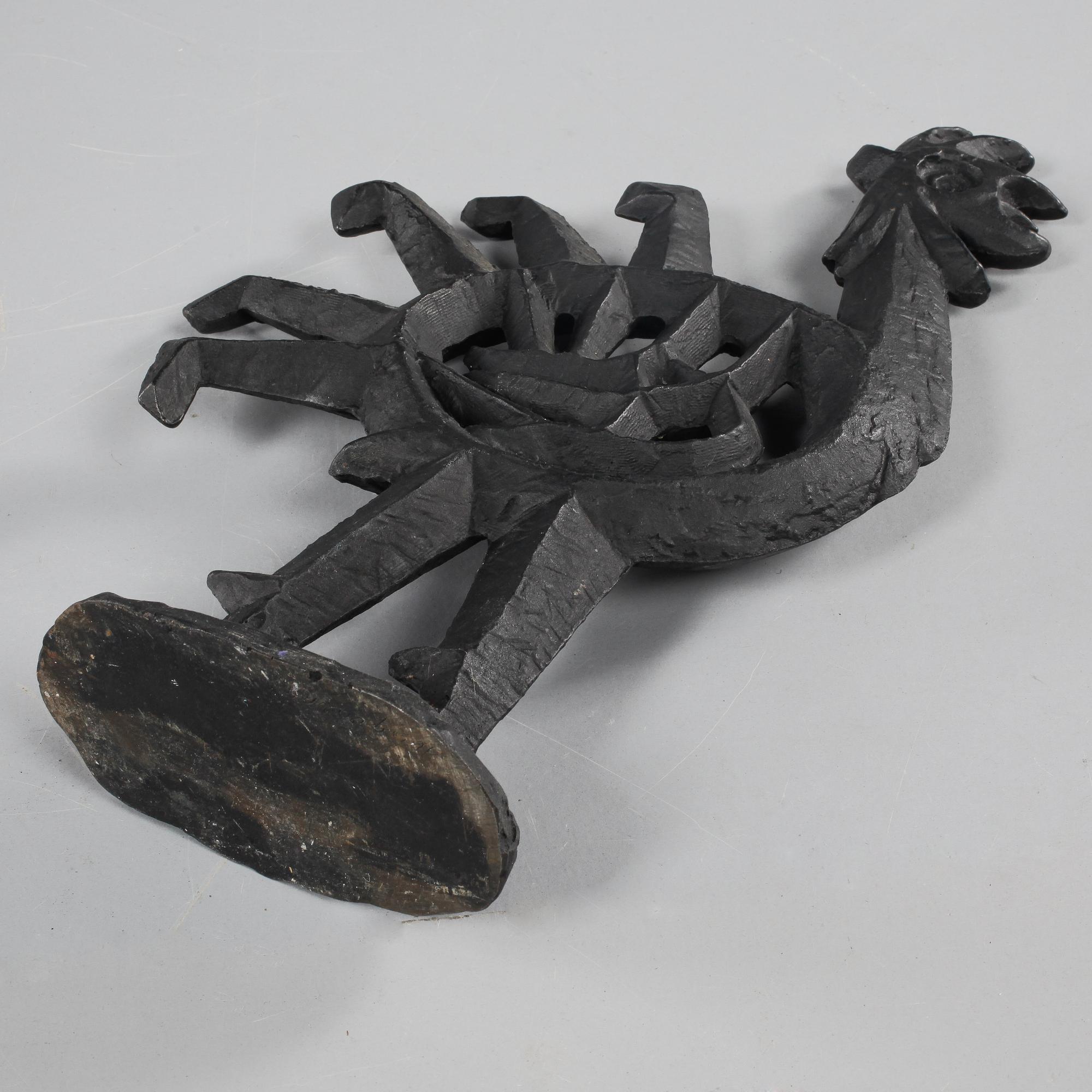 SKULPTUR, gjutjärn, Olle Hermansson, Husqvarna, 1900-talets andra hälft.