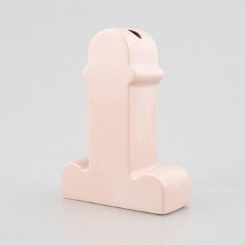 Ettore Sottsass, a "Shiva" glazed ceramic vase, B.D. Barcelona, post 1973.