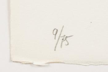 Djuric Miodrag Dado, 12 lithographs with portfolio. Each signed and numbered 9/75.