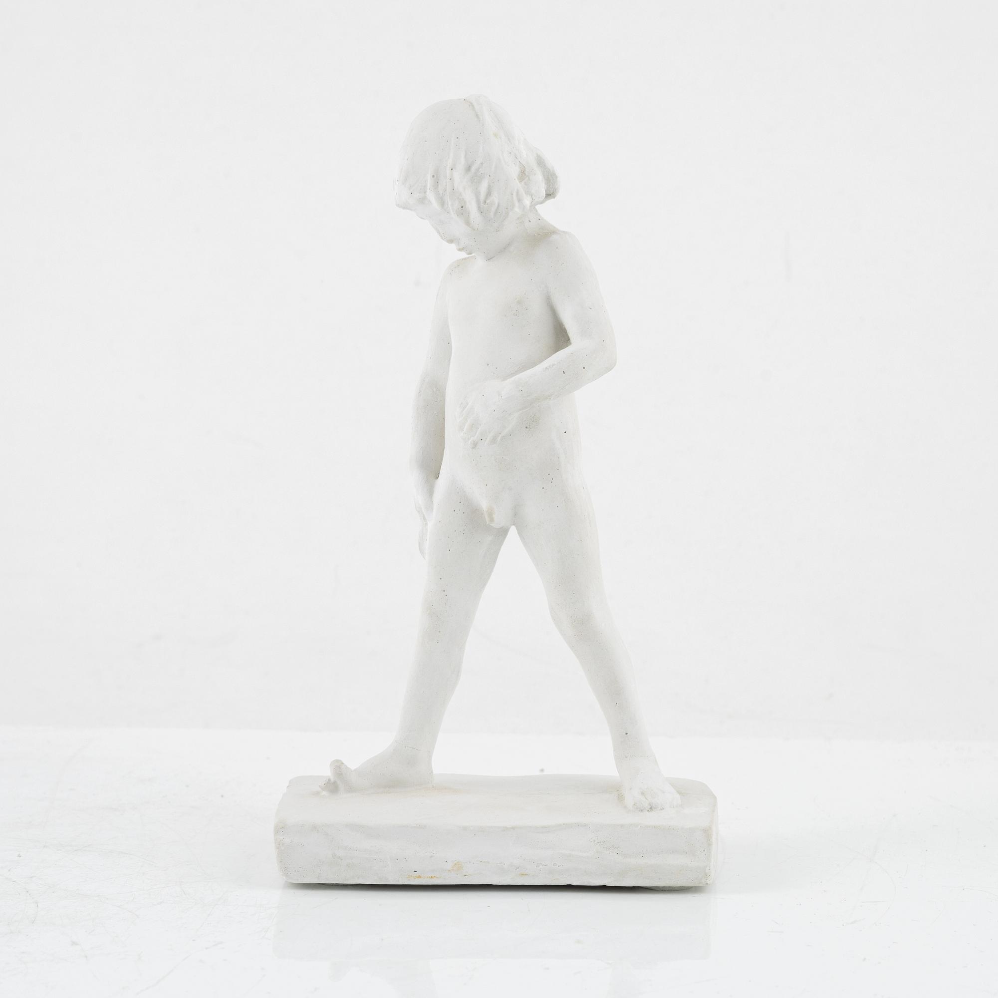 Christian Eriksson, skulptur, gips, signerad.