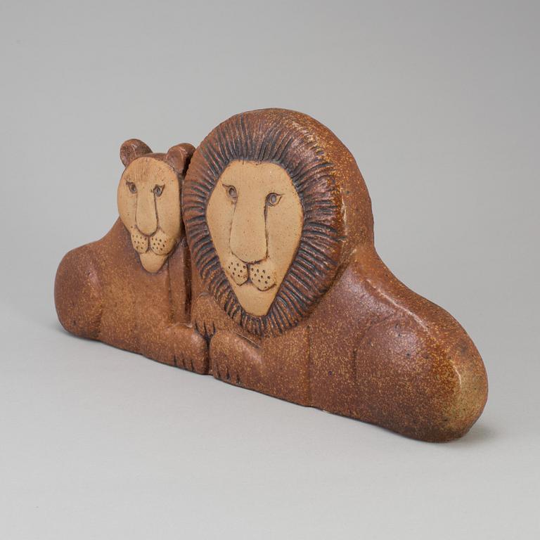 A second half of the 20th century Lisa Larson stoneware figurine from Gustavsberg.