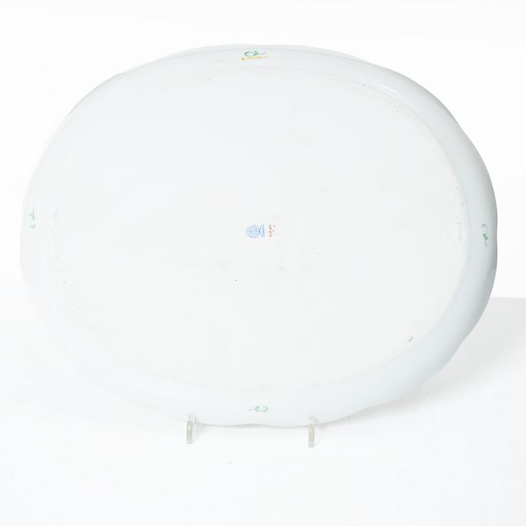 A 42-piece 'Chinese Bouquet' porcelain service and six 'Waldstein rose' coffee cups with saucers, Herend, Hungary.