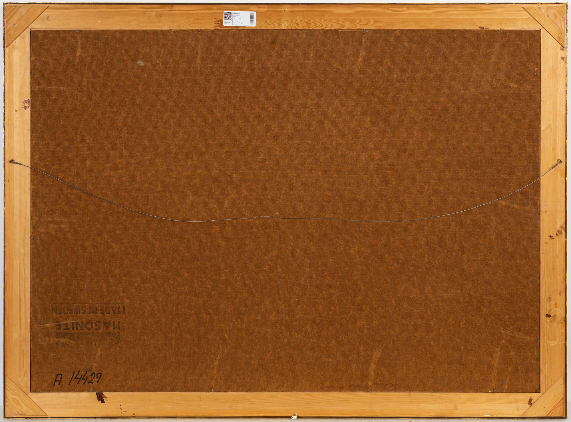 Rolf Mellström, oil on panel, signed and dated 1945.