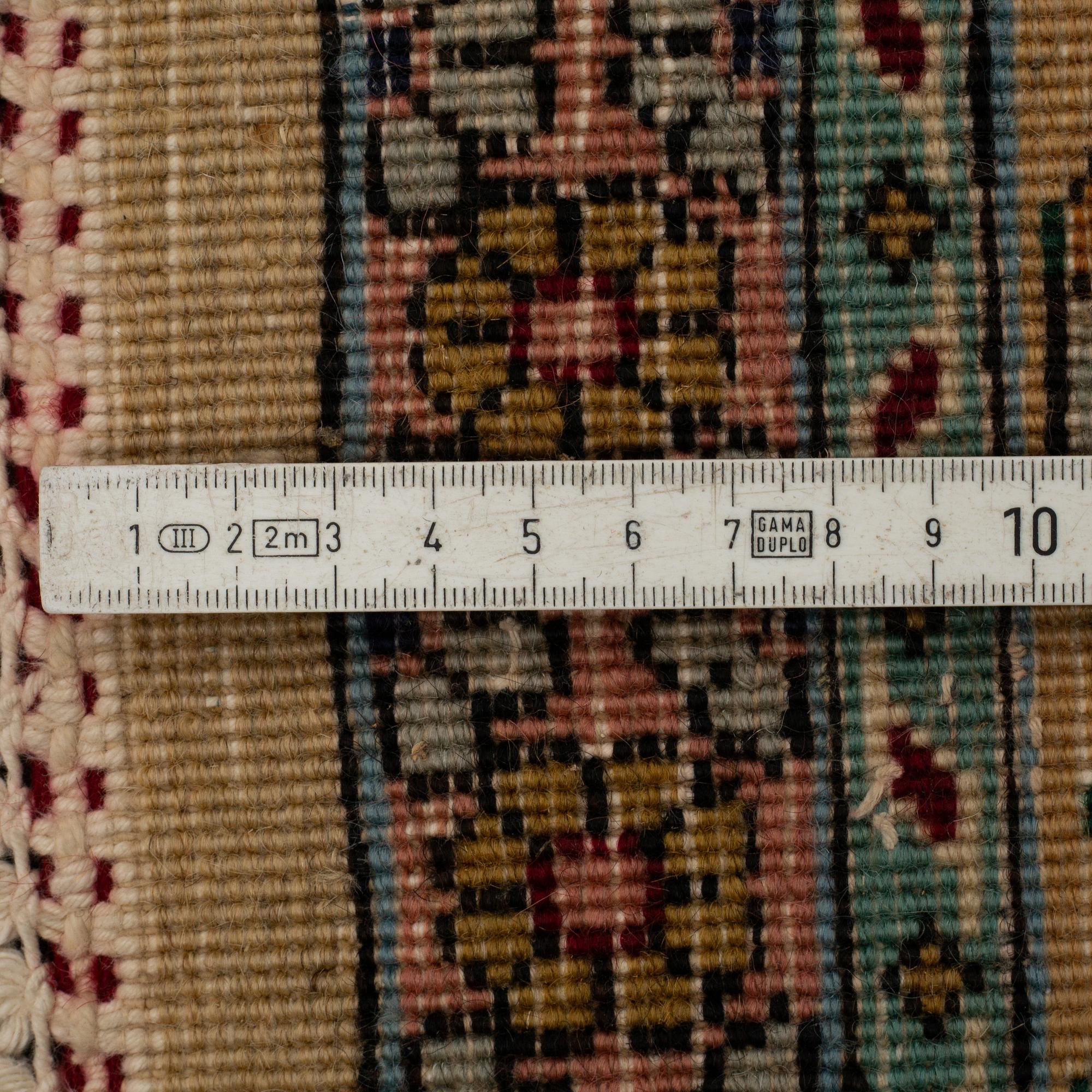 A CARPET, a Tabriz probably, ca 283-288 x 183,5-188,5 cm.