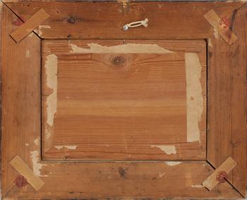 OKÄND KONSTNÄR, handkolorerat tryck, 1800-talets andra hälft.