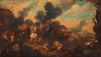 518. Georg Philipp Rugendas Follower of, Battle scene.