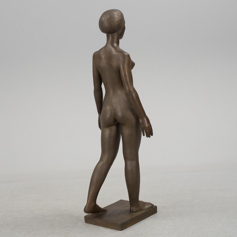 NILS SJÖGREN, Sculpture. Bronze, height 131 cm. Signed and dated 1950. Foundry marks Herman Bergman Fud.