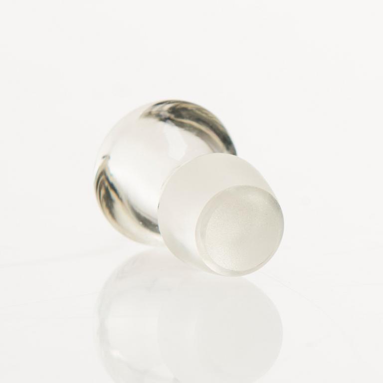 NANNY STILL 1960s Harlekiini vinegar and oil carafe, model 1740, Riihimäen Lasi Oy.