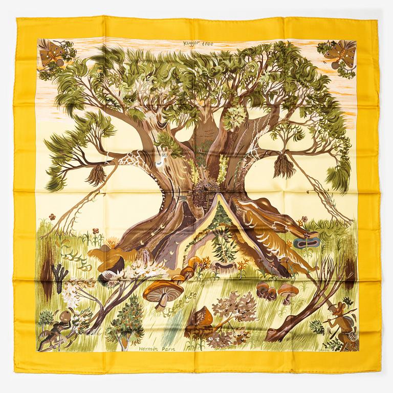 Hermès, scarf, "Kuggor Tree".