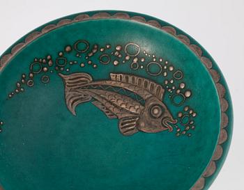 SKÅLAR, 2 st, stengods, "Argenta", Wilhelm Kåge, Gustavsberg.