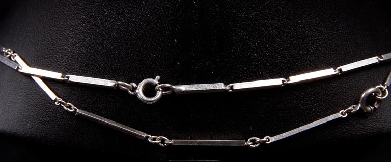 PARTI SILVERSMYCKEN, 3 st, 1940-60-tal, bla Stigbert, Stockholm.