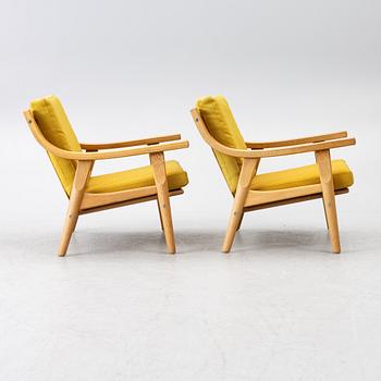 Hans J. Wegner, Hans Wegner, fåtöljer, ett par, modell GE 530, Getama, Gested, Danmark, 1900-talets andra hälft.