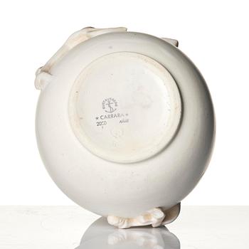 Wilhelm Kåge, a set of two "Carrara" ceramic vases, Gustavsberg, 1930s-40s.