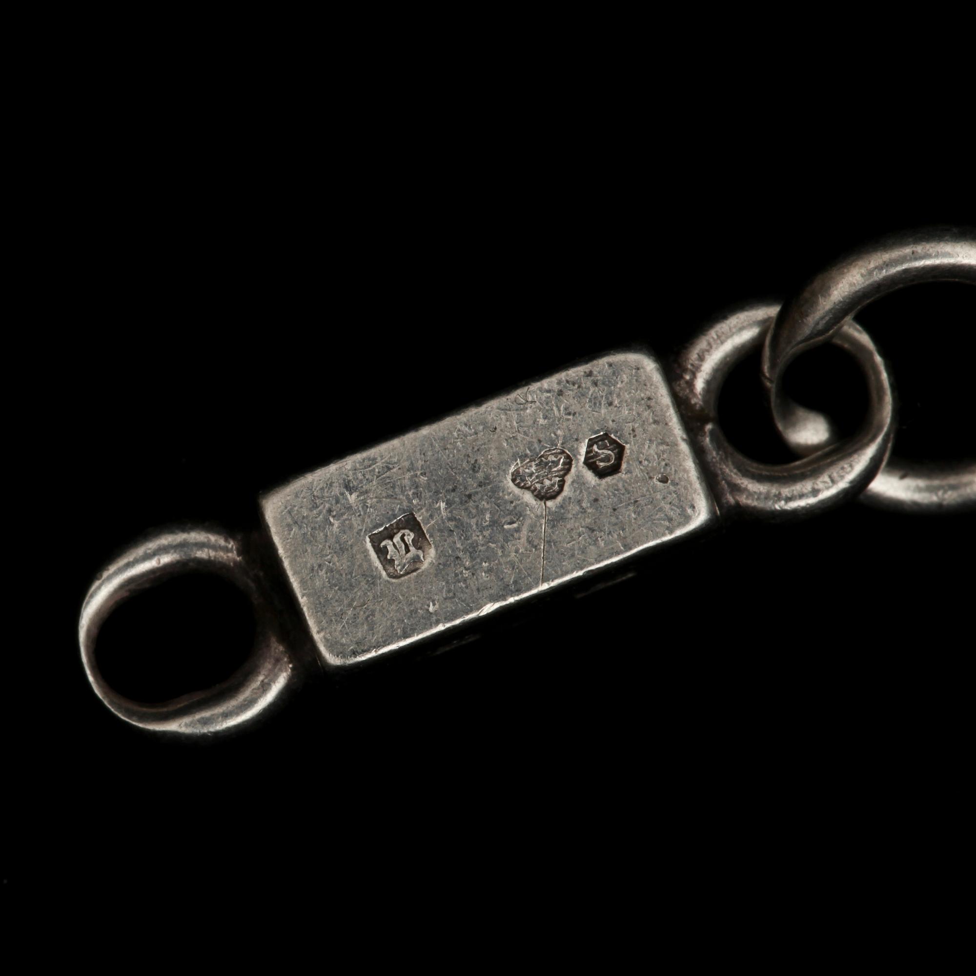 ARMLÄNK, Wiwen Nilsson, sterlingsilver, Lund 1957.