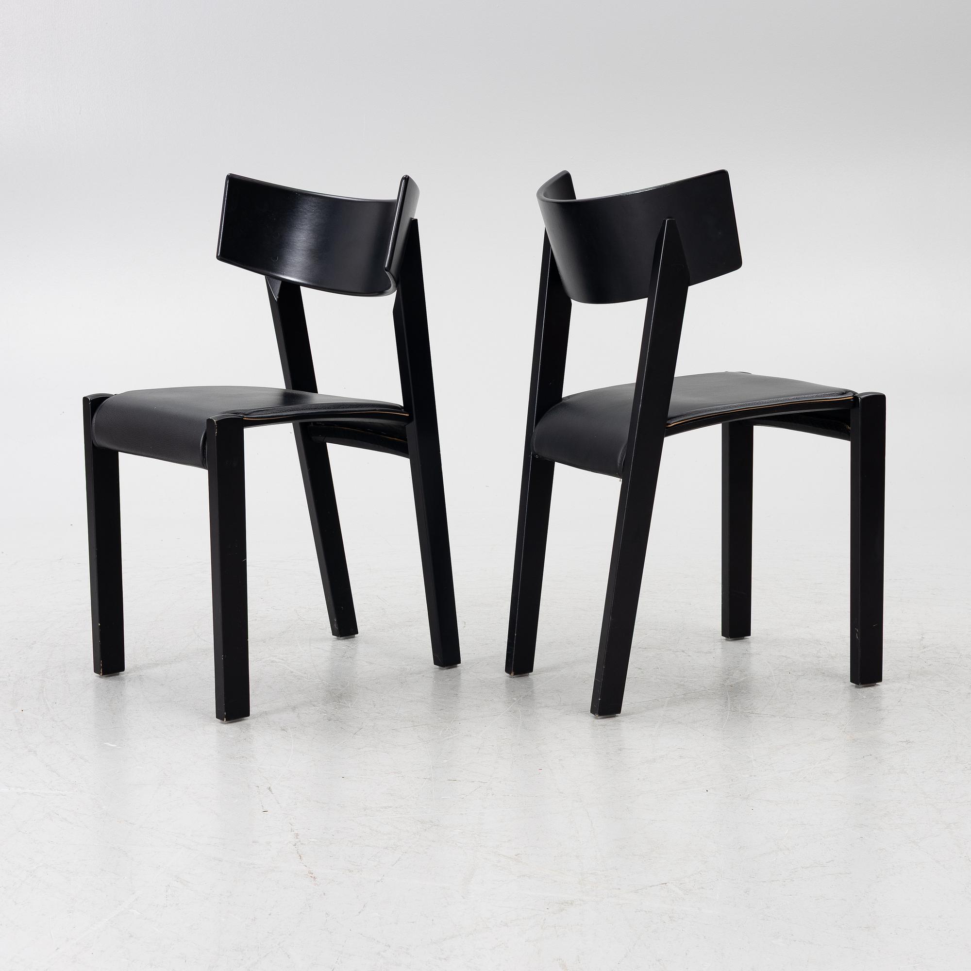 Ralf Lindberg, chairs, 6 pcs, “Tati”, Gärsnäs, designed in 1989.