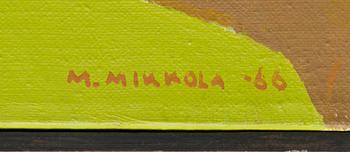 Matti Mikkola, olja på duk, signerad och daterad -66.