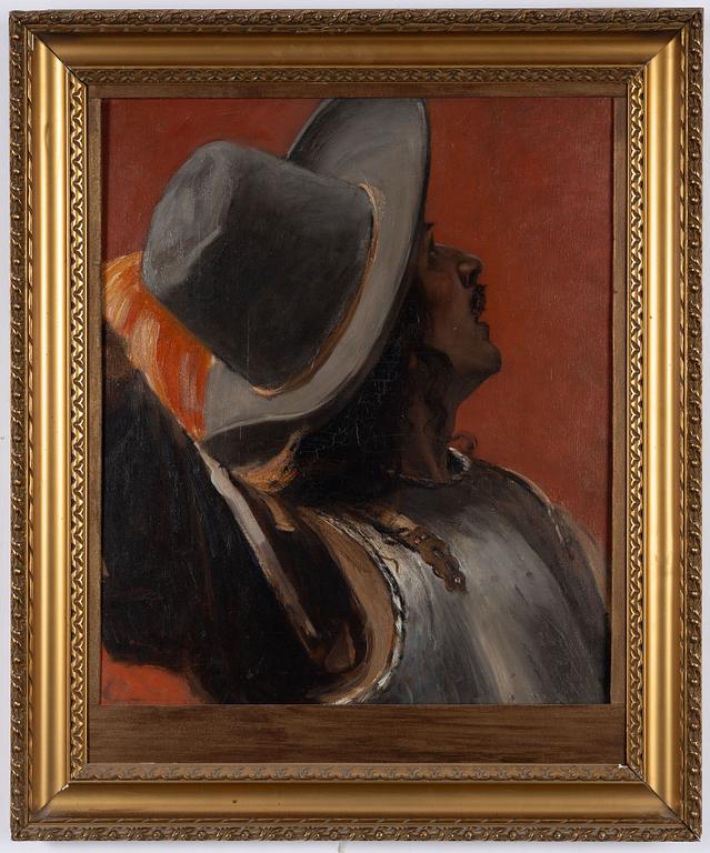 Gustaf Cederström, Karolin, studie.