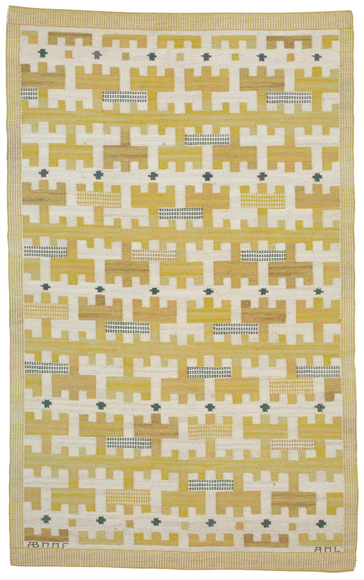 MATTA. "Gulbroka". Rölakan. 220 x 133 cm. Signerad AB MMF AML.